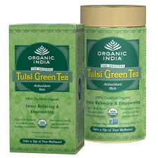 Organic Tulsi Green Tea Tulsi Green Tea Organic India Best Green Tea