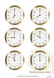 Zifferblatt uhr zum ausdrucken silvester countdown uhr zum ausdrucken minidrops : 140 Silvester Ideen In 2021 Silvester Silvesterparty Basteln Silvester