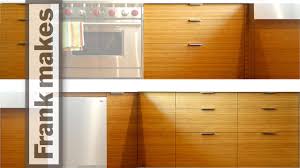 bamboo door and drawer fronts