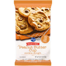 A, c, e, g, h. Kroger Peanut Butter Cup Large Break N Bake Cookie Dough 16 Oz Kroger