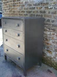 2 Norman Bel Geddes Simmons Industrial Steel Metal Dresser Mid Century Eames Dresser Design Mid Century Dresser Steel Metal