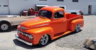 Image result for Orange 1951 Truck