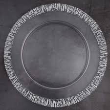 Gsi outdoors 11532 enamelware 12.5 plate 12.5 inches blue. Buy Alink Glass Charger Plates 13 Clear Silver Rim Plates For Dinners Receptions Weddings Banquets Table Setting Events Decoration Set Of 4 Online At Low Prices In India Amazon In