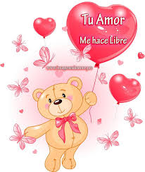 Imagen De Osito Con Corazones Y Mariposas Y Frase Romantica Imagenes De Osos Bebe Clipart Dibujos De Amor