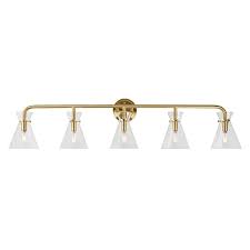 Ships free orders over $39. Forte Lighting Beaker 5 Light Gold Modern Contemporary Vanity Light Lowes Com In 2021 Bath Vanity Lighting Vanity Lighting Gold Light Fixture