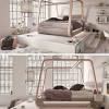 These are the airy canopy beds characteristic of modern days. 1
