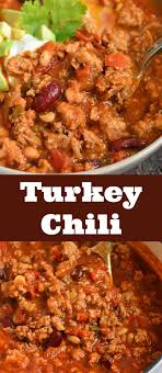 Turkey Chili Is A Wonderful Healthy Version Of The Classic Chili Ready In An Hour And Loaded With Chili Recipe Turkey Turkey Chili Healthy Turkey Meat Recipes