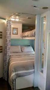 34 Top Rv Bedroom Design Ideas Remodeled Campers Camper Living Rv Hacks