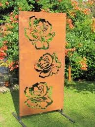 Edelrost Sichtschutz Und Sichtschutzwande Angels Garden Dekoshop Cortenstahl Sichtschutzwande Edelrost Sichtschutz
