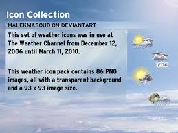 Just as equations are the language of mathematics, weather symbols are the language of weather, so that anyone looking at a map should be able to decipher the same exact information from it.that is, if you know how to read it. The Weather Channel 2006 2010 Icon Collection By Malekmasoud On Deviantart