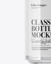 Download Clear Glass Vodka Bottle Mockup In Bottle Mockups On Yellow Images Object Mockups Yellowimages Mockups