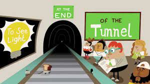 English Idiom To See Light At The End Of The Tunnel Youtube