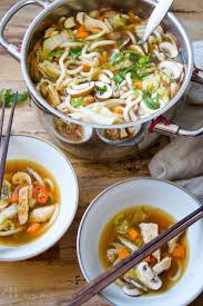 Asian Chicken Noodle Soup Recipe Elle Republic Rezept Asiatische Huhnersuppe Huhnersuppe Udon Nudeln