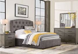 Tiffany king bed this king size bed is just amazing in its simplicity, making sure it fits any setting perfectly, especially with the white frame with the durable knightsbridge upholstered divan base and headboard. Picture Of Urban Plains Gray 5 Pc King Upholstered Bedroom From King Bedroom Sets Furniture King Bedroom Sets Bedroom Sets Queen Bedroom Sets Furniture Queen