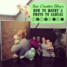 Photos are great to use, but it might be a good idea to use a copy instead of an original. How To Mount A Photo To Canvas Tutorial 5 00 Gift Hello Creative Family
