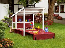 Toom Kreativwerkstatt Spielinsel Buddelkiste Spielgerate Fur Den Garten Kinder Gartenhaus Sandkasten Selber Bauen