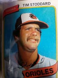 1980 Topps Baltimore Orioles Baseball Card #314 Tim Stoddard RC