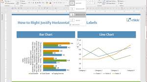 Ppt Design Tip How To Right Justify Horizontal Bar Chart Labels