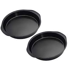 Tebery 2 Pack Non Stick Round Cake Pan 8 Inch Review Cake Pans Round Cake Pans Cake Baking Tins