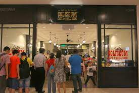 Coliseum has taken the challenge of 'appealing to the younger crowd' by opening shop in jaya33, where kampachi and noble mansion already sit. Coliseum Cafe Grill Room The Gardens Mall