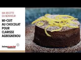 Retrouvez La Recette Du Mi Cuit Chocolat Avec Clarisse Agbegnenou Et Thierry Marx Tous Les Episodes De Ma Recette Du Bonheur Sont Dessert Recette Alimentation