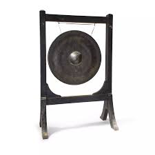 Roseberys London | A Burmese nipple gong 19th centuryThe metal gong with