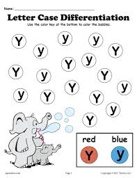 Free Letter Y Do A Dot Printables For Letter Case Differentiation Practice Letter Worksheets For Preschool Alphabet Worksheets Preschool Lettering
