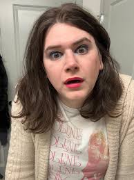 Okay. I'm massively struggling with dysphoria and dysmorphia. I had a cute  New Year's Eve dress on, but I wasn't feeling it. I felt gross. I changed  into some comfortable clothes and