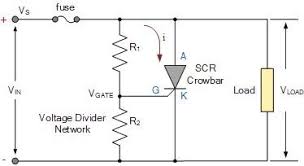 Crowbar Clamping Circuit Voltage Divider Transients Electronics