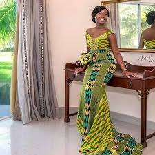 40 Trendy Ankara Styles For Wedding You Ll Love Thrivenaija Trendy Ankara Styles Latest African Fashion Dresses Ankara Gown Styles