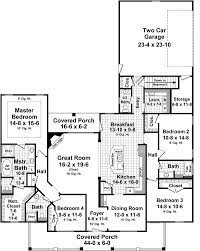 House Plan 348 00220 Country Plan 2 436 Square Feet 4 Bedrooms 3 5 Bathrooms House Floor Plans Country House Plans House Plans And More