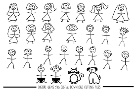Free Free 218 Stick Family Svg Free SVG PNG EPS DXF File