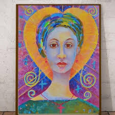 Loa Lwa Abstract Vodou Voodoo Folk Art