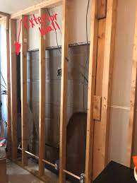 You should install a vapor barrier on the exterior wall. Can I Install Insulation Behind A Shower Stall That Is Already In Place Home Improvement Stack Exchange