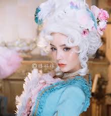 Shop marie antoinette wig 2026 Marie Antoinette Wig Sepia Wigs Tv Show  Bundle MaxWigs Costume
