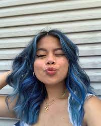 Vibrant Blue Healthy Color Duo For Diy Blue Hair Maintenance Hair Dye Colors Aesthetic Hair Hair Color Streaks
