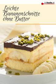 leichte bananenschnitten ohne butter rezept rezept kuchen rezepte einfach kuchen und torten rezepte bananen schnitten