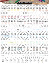 Blank Coloured Pencil Colour Charts And Value Scales