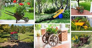 18 Erstaunliche Schubkarre Pflanzer Ideen Fur Ihren Garten Erstaunliche Garten Ideen Ihren Pflanzer Schubkarre Wheelbarrow Planter Wheelbarrow Planters