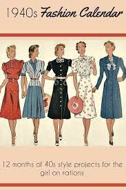 See more ideas about 40s fashion, fashion, vintage outfits. The 40s Fashion Calendar 1940s Fashion 40s Fashion Fashion