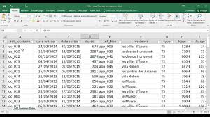 (tri d'après le dossier) selection based on application n noun: Excel 1 Basique Cours Trier Des Donnees Youtube