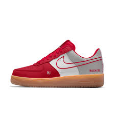Nike Air Force 1 Low Premium Id Houston Rockets Men S Shoe Sneakers Fashion Shoes Nice Shoes