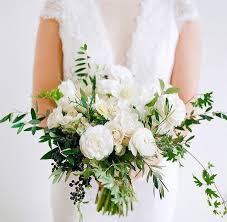Roses, lilies, tulips, and carnations are some of the most top flower choices when it comes to selecting a white wedding theme. Pin By Lemon And Lime Event Design On Bukety White Wedding Flowers Bridal Bouquet White Wedding Bouquets