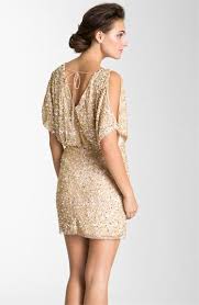 Aidan Mattox Bloused Sequin Cold Shoulder Dress Nordstrom Cold Shoulder Dress Dresses Nordstrom Dresses