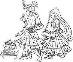 Indian Marriage1 Gif 655 560 Wedding Drawing Wedding Symbols Drawings