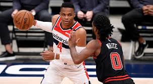 Brooks demurred when asked whether westbrook raises the team's expectations for the season and said washington has the talent to make the playoffs. Wizards Russell Westbrook To Miss At Least One Week With Quad Injury