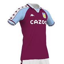 Aston villa home shirt + sizes: Aston Villa Concept Home Kit 20 21 Season