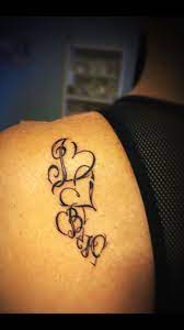 My 4 Kids Initials Incorporated Into Each Heart Kids Initial Tattoos Initial Tattoo Tattoos
