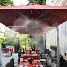 If it has a large floor plan, the area definitely needs multiple fans. Best Outdoor Misting Ceiling Fan Fanfx Aqua Science Arizona
