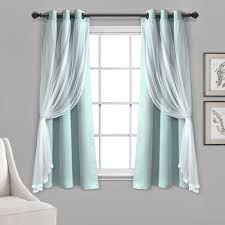 Grommet curtains come in dozens of fabrics, styles and colors for just about any décor style. Grommet Sheer With Insulated Blackout Lining Curtain Panel Set Lush Decor Www Lushdecor Com Lushdecor